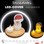 Preview: ITH-Stickdatei LED-Cover Nikolaus / Weihnachtsmann für 10 x 10 cm Stickrahmen